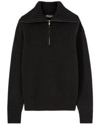 Loro Piana - Parksville Half-Zipped Knitted Jumper - Lyst