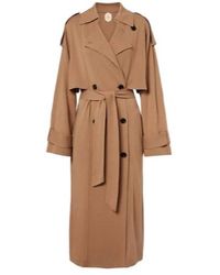 Jardin Des Orangers - Belted Wool And Cashmere Trench Coat - Lyst