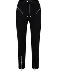 Rick Owens - Decorative-Zip Detailing Cotton Trousers - Lyst