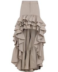 Moschino - Cotton Long Skirt - Lyst