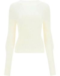 Low Classic - Cut-Out Detail Long-Sleeve Top - Lyst