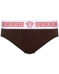 Versace - Ribbed Stretch Briefs - Lyst