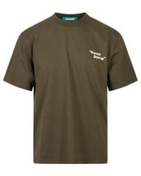 Barrow - Teddy Bear Printed Jersey T-Shirt - Lyst