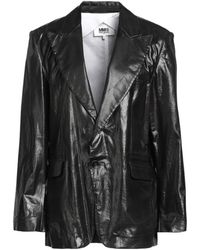 MM6 by Maison Margiela - Single-Breasted Suit Jacket - Lyst