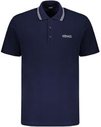 Versace - Short-Sleeved Polo Shirt - Lyst