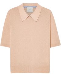 forte_forte - Open-Collar Short-Sleeved Top - Lyst
