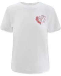 Moncler - Graphic Chest Printed T-Shirt - Lyst