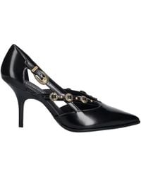Pinko - Pointed-Toe Buckle Strap Pumps - Lyst