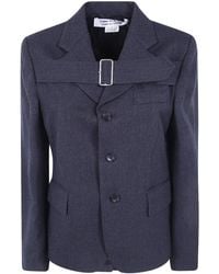 Comme des Garçons - Comme Des Garçons Single Breasted Belted Jacket - Lyst