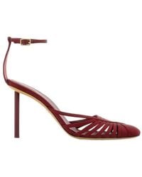 Ferragamo - Ferragamo Strappy High Heel Sandals - Lyst