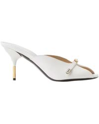 Versace - Nyx Buckled Heeled Mules - Lyst