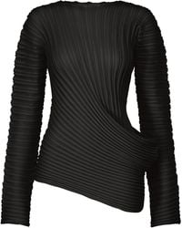 Issey Miyake - Stream Pleated Top - Lyst