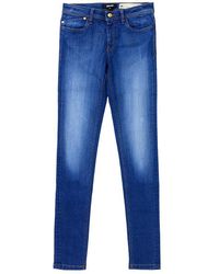 Just Cavalli - Logo Embroidered Jeans - Lyst