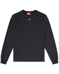 DIESEL - T-Madjust-Ls-Tr Long Sleeved T-Shirt - Lyst