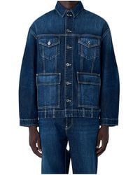 Jean Paul Gaultier - Long Sleeved Denim Jacket - Lyst