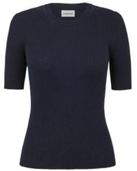 P.A.R.O.S.H. - Ribbed Short-Sleeve T-Shirt - Lyst