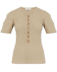 Lemaire - Buttoned Short-Sleeved Top - Lyst