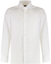 ZEGNA - Collared Button-Up Shirt - Lyst