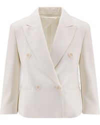 Max Mara - Dorico Button-Up Short Jacket - Lyst