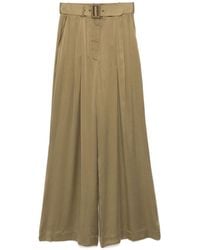 Zimmermann - Silk Wide-leg Trousers - Lyst