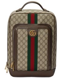 Gucci - Zaino Ophidia Gg Leather Backpack - Lyst