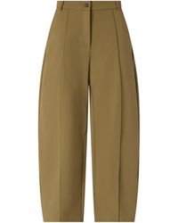 Pinko - Belted Pintuck Trousers - Lyst