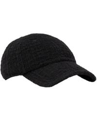 Saint Laurent - Bouclé Logo Baseball Cap - Lyst