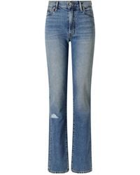 ÉTERNE - Chloe Straight High-Rise Jeans - Lyst