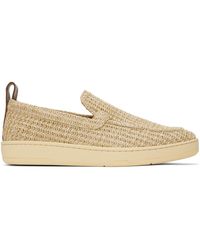 Lanvin - Raffia Loafers - Lyst