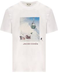 Jacob Cohen - Ski Print T-Shirt - Lyst