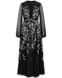 Giambattista Valli - Long Printed Dress - Lyst