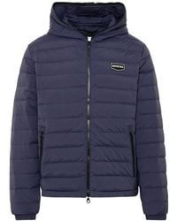 Duvetica - Logo-Patch Padded Coat - Lyst