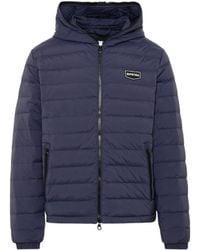Duvetica - Logo-Patch Padded Coat - Lyst