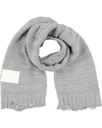 MM6 by Maison Margiela - Solid-Color Knitted Scarf - Lyst