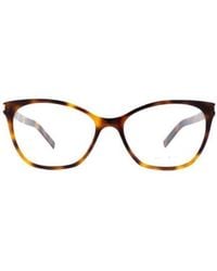 Saint Laurent - Eyewear Cat-Eye Glasses - Lyst