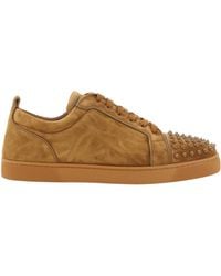 Christian Louboutin - Louis Junior Spikes Low-Top Sneakers - Lyst