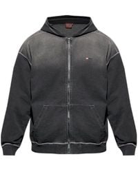 DIESEL - Blaxto Zip-Fastening Hoodie - Lyst