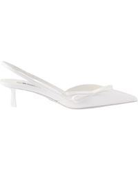 Prada - Bow-Detailed Slingback Pumps - Lyst