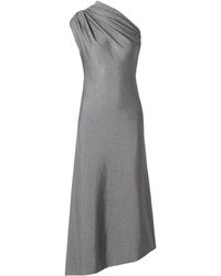 KHAITE - One-Shoulder Ruched Dress - Lyst