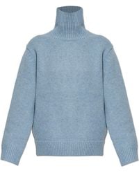 TOTEME - Totême Oversized Turtleneck Knitted Sweater - Lyst