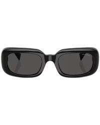 Miu Miu - Eyewear Rectangle-Frame Sunglasses - Lyst