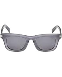 ZEGNA - Square Frame Sunglasses - Lyst