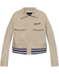 DSquared² - Loose-Fit Cotton Jacket - Lyst