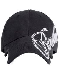 Balenciaga - Logo Embroidered Cursive Cap - Lyst
