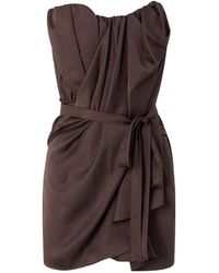 Vivienne Westwood - Draped-Waist Mini Dress - Lyst