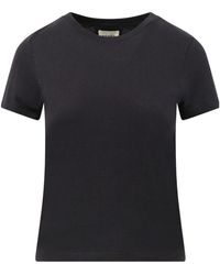 KHAITE - Short Sleeve T-Shirt - Lyst