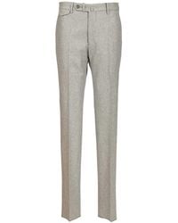 Tagliatore - Pleated Flannel Pants - Lyst