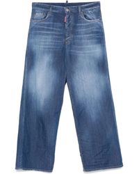 DSquared² - Summer Lovers Medium Wash Loose Jeans - Lyst