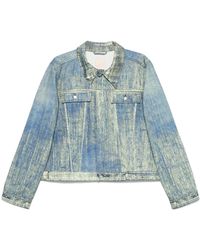 CAMPERLAB - Printed Denim Jacket - Lyst