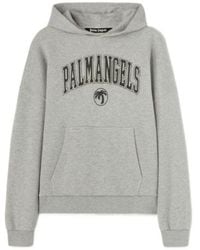 Palm Angels - College Palm Logo Printed Hoodie - Lyst